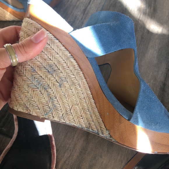 Michael kors blue suede wedge - Picture 5 of 6
